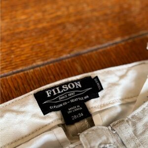 Filson Khaki Trousers